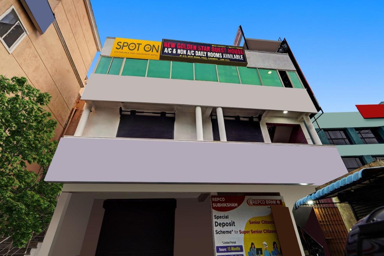 Spot On New Golden Star Guest House Near Thirumangalam Metro Station Chennai Exterior foto